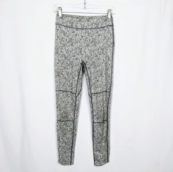 Gymshark Fit Fleur Texture Leggings Grey Marl High Waisted Full Length sz.S - Picture 1 of 13